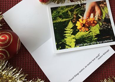 Good things matter Thank You cards