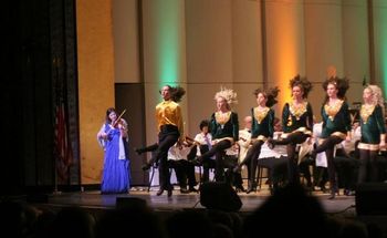 Leading the dancers and the Symphony in "Lord of the Dance" Bushnell Theater, Hartford. March 2012 (photo by Patrick Freeman)