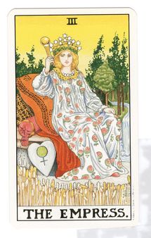 The Empress tarot card from lisabintuitive.com
