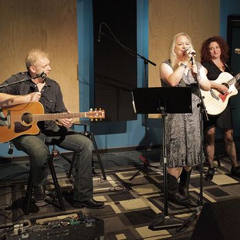 NLB cd release 2 Jeffery Marshall, Carla Buffa and I at the cd release party for No Longer Broken, held at Ultimate Studios