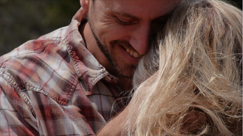 ESIY 4 Here I am absolutely giving up singing for acting! Though Jody suggested I should just do more music videos. I like that plan! Me with actor Jody Barton from the Every Song Is You video directed by David Lillich.