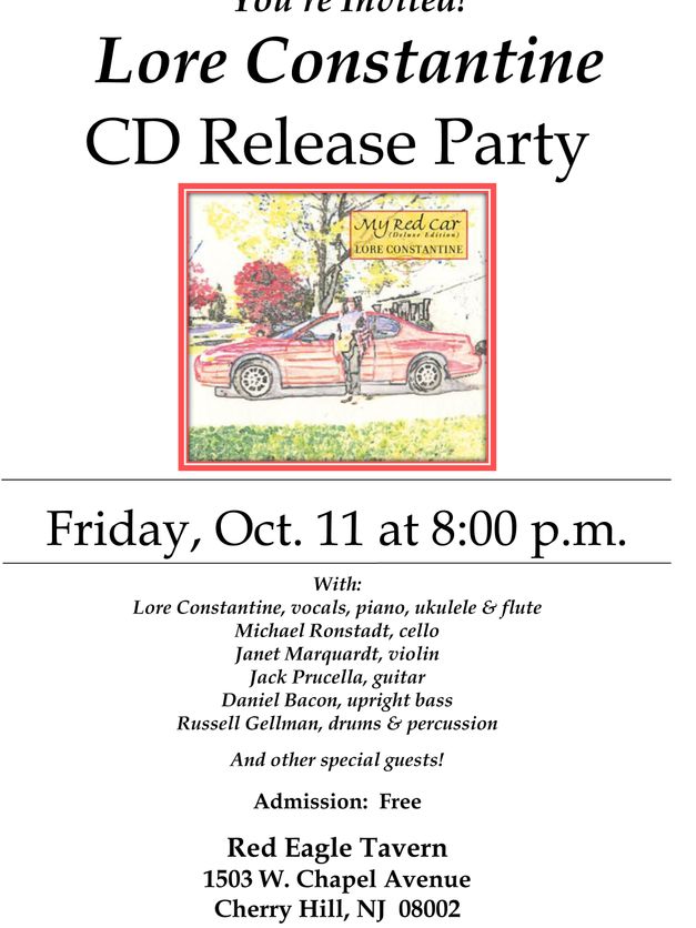 CD Release Pary Invitation