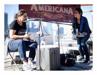 Annie Keating and Trina Hamlin