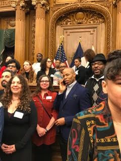 with the Bklyn Boro President at Awards
