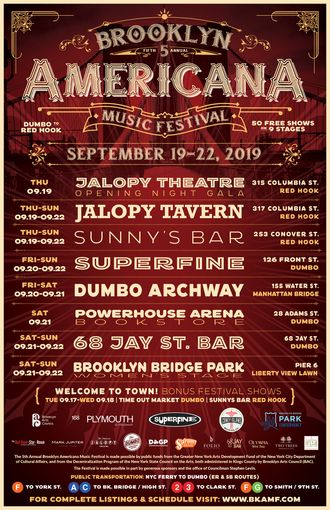 Fifty Free Events on Nine Stages