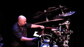 Improvisational show featuring percussion, Vincenza Dante: dance, Gus Mancini: wind synth & keys 4 of 11