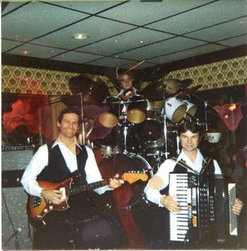 One of my most treasured photo's: At 18 with two incredible people. Dave Gifford: guitar and Ed Schultz: Elkavox Accordion played with Leslie Speaker (what an incredible sound). Performed all kinds of music with these two men. Such wonderful mentors to me. What an important foundation I developed because these guys gave me a shot! Love you two.