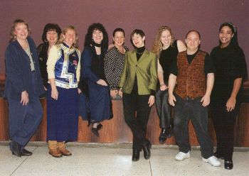 Some of the most remarkable woman I know. They all continue to inspire me. They are my musical Leading Ladies. L to R = Bridget Ball, Peggy Delaney, Martha Gallagher, Siobhan Quinn, Maria Zemantausk