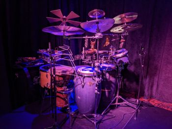 Improvisational show featuring percussion, Vincenza Dante: dance, Gus Mancini: wind synth & keys 10 of 11