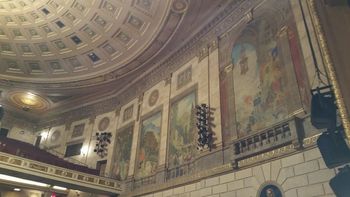 Kodak Hall at Eastman Theatre Eastman School of Music 3 View of Kodak Halls House Left Painted Wall Murals