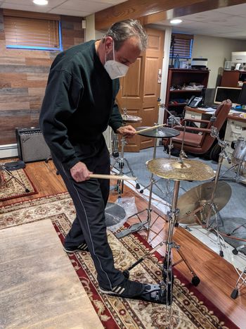 Dominick Gagliano, Amedia VP North American playing my new Custom Amedia Square Stingray Hi Hats - Dark, Trashy simply a unique voice. Blessed that the Amedia Cymbalsmiths created these for me - PERFECT!!!