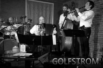 Golfstrom Incredibly rich and incredibly beautiful is the music and these musicians that I get to work with. Exploring a diverse mix of European music from the 30's and beyond. What joy it is to create with Sergei Nirenburg, Bobby Kendall, and Jonathan Greene