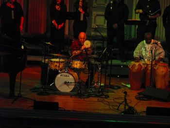 Planet Light Concert at Troy Savings Bank Music Hall 3 of 6 Playing Kanjira (The Beautiful South Indian Frame Drum)