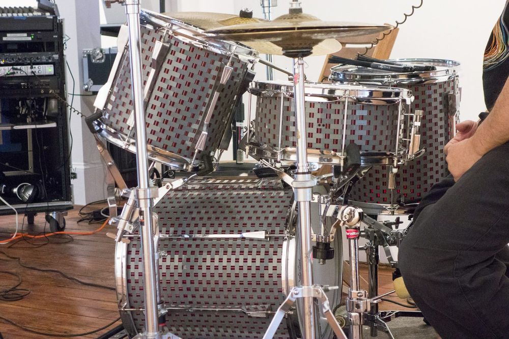 Close Up of my Lego Drum Set