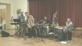 for_wall_Latin_Jazz_Quartet_after_a_kill_n_Cha_Cha_of_Dave_s_edited A wonderful moment in time performing with 3 amazing musicians: Dave Gleason; piano, Eric Walentowicz; Woodwinds and one of my absolute drumming hero's; Bob Halek