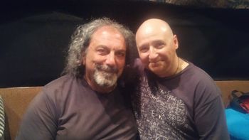 Jerry_Morrata_and_Me_at_Dreamland_Studio1 With the great Jerry Marotta at his Dreamland Studio while recording with Heard
