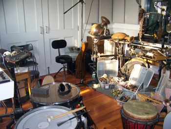 In the studio with and for an amazingly talented and profoundly creative saxophonist Joe Giardullo - this is my world 2 of 9