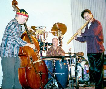 Globtrotting Magical everytime I get to create with these two remarkable musicians: John Davey and Steve Gorn