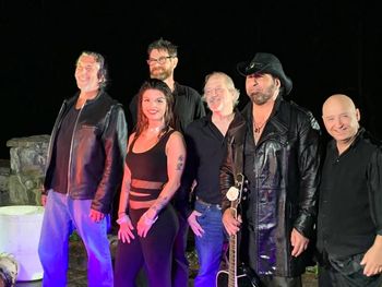 Photo on location for Marcus Ruggeiro & Side Show Gypsy's Little Tornado Music Video with sg the beautiful dancer Angelina Mazzuca Alfonsi