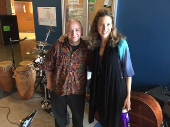 EWK___Me_at_HVCC Blessed to be in this woman's musical world. With the remarkably talented Miss Elizabeth Woodbury-Kasius