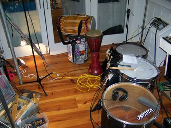 In the studio with and for an amazingly talented and profoundly creative saxophonist Joe Giardullo - this is my world 3 of 9