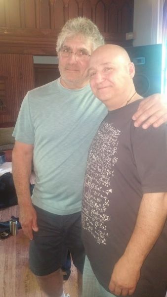 Joel_Moss_and_Me_at_Dreamland_Studio1 With the wonderful Joel Moss at the beautiful Dreamland Studio. Always a pleasure and a privilege to work with this incredible world re-known producer. Always gets the very best from you. Blessed to call him friend.