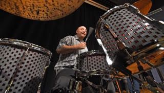 Me_playing_Lego_Drum_Set_at_HVCC_3 2 of 3 Informance highlighting my Lego Drum Set at Hudson Valley Community College