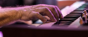 Photo 2 of 22 Great Shot of Tony Perino's Right Hand in the midst of a solo photo by: Stephanie J. Bartik