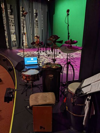 At The Egg with Ellen Sinopoli Dance Company and Maria Zemantauski for the World Premier of "Standing Last" with original music by Maria Z and Myself entitled "backscattering" 9 of 16
