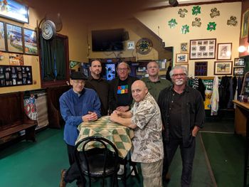 The McKrells L to R Frank Orsini, Scott Hopkins, Arlin Greene, Peter Pashoukos, Kevin McKrell and Me