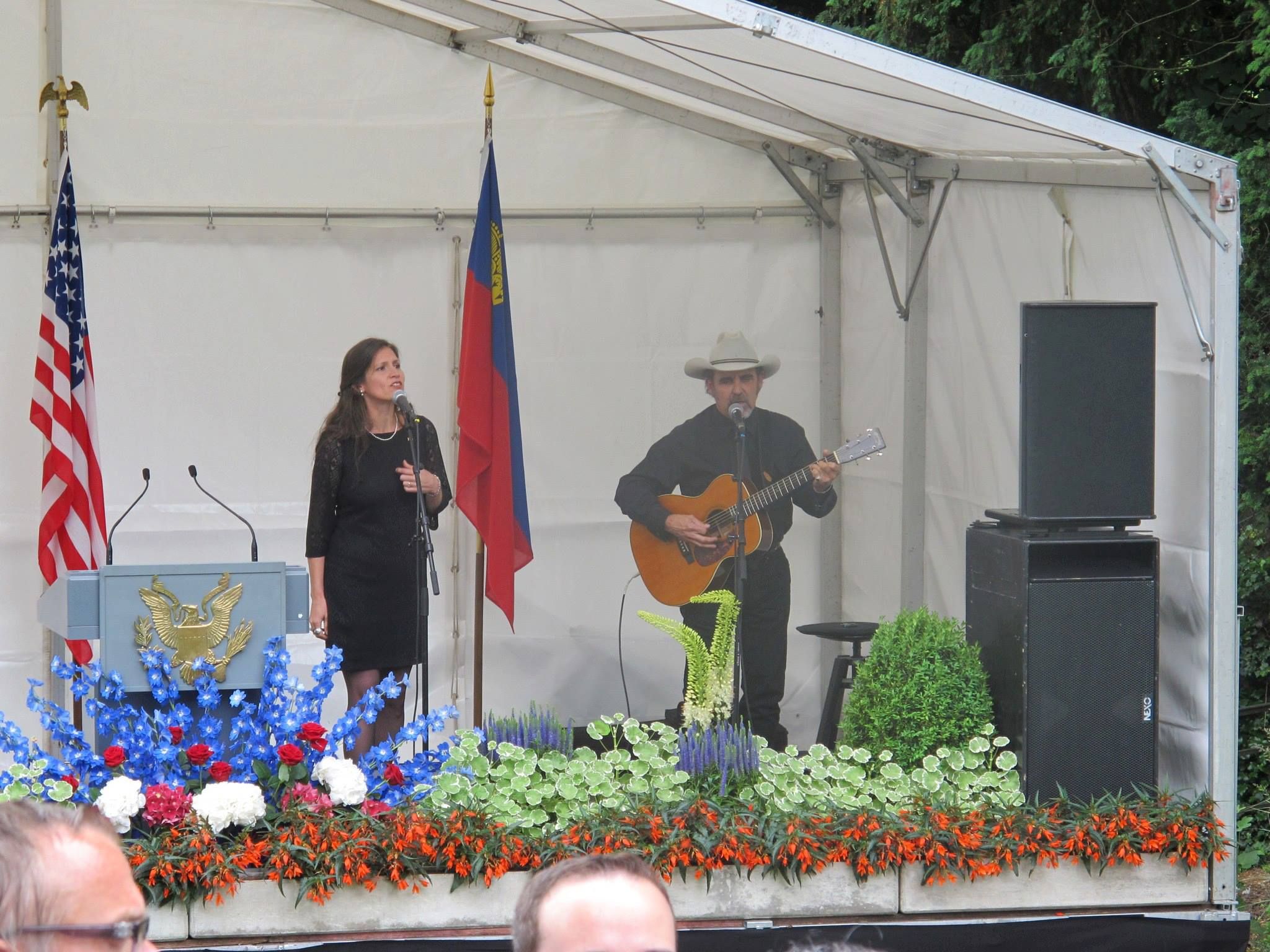 performing for the US Embassy