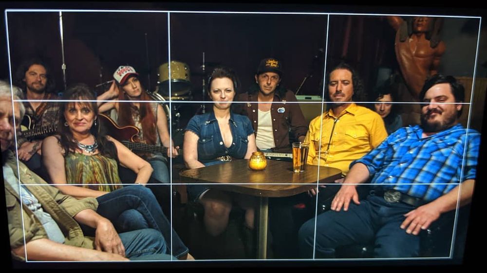Stephen Freeman Moore with cast of Whiskey Dixie