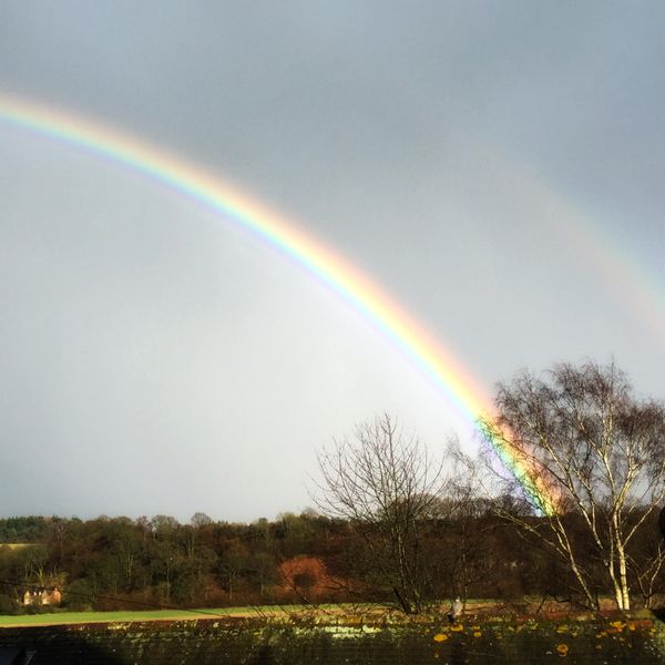A double rainbow :)