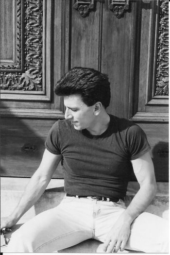 This was taken in the late 80's or very early 90's at the Christian Science Center in Boston; one of my favorite city spots. This was the cover photo for my first solo CD release in 1994 called JV.
