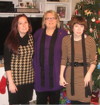 Mom and Girls Christmas 2012