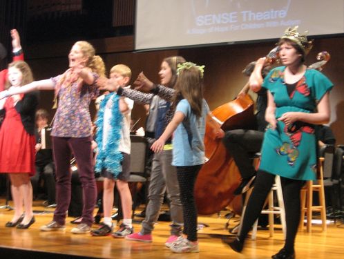 SENSE Theatre Kids performing 