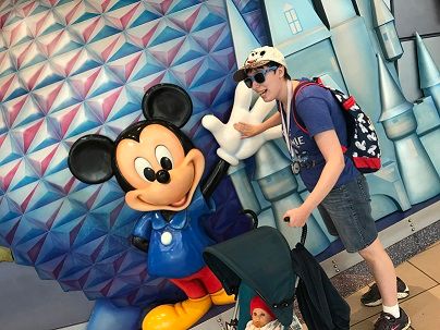 Mickey and Morgan Disney 2017