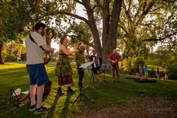 Klezmerize at Cook Park: Tarab Retreat 2020. Ben Cohen, Pascal Diez, Arthur Lefebure, Florin Alexandrescue
