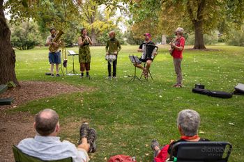 Klezmerize at Cook Park: Tarab Retreat 2020. Ben Cohen, Pascal Diez, Arthur Lefebure, Florin Alexandrescue
