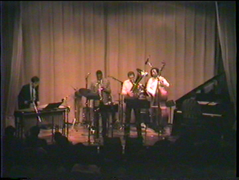 The Tuba Rules! @ DIA - April 1990 (41): Rob Pipho, Danny Spencer (Hidden), James Carter, Brad, Jaribu Shahid, Kenn Cox