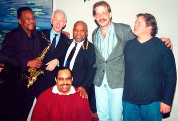 With Marcus Belgrave and Phil Lasley - 1990's (1): Phil Lasley, Rein de Graaff, James Wendell Robinson, Marcus Belgrave, Brad, Dan Kolton