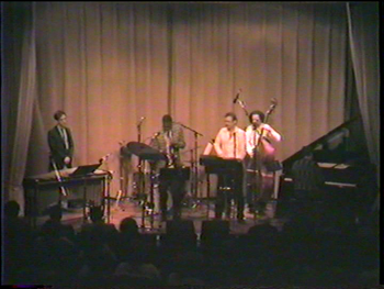 The Tuba Rules! @ DIA - April 1990 (33): Rob Pipho, Danny Spencer (Hidden), James Carter, Brad, Jaribu Shahid, Kenn Cox