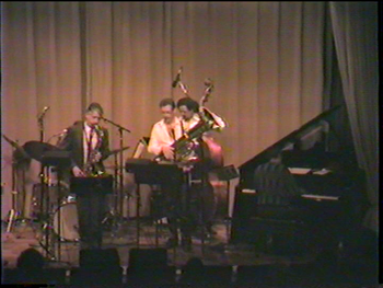 The Tuba Rules! @ DIA - April 1990 (26): Danny Spencer (Hidden), Steve Wood, Brad, Jaribu Shahid, Kenn Cox