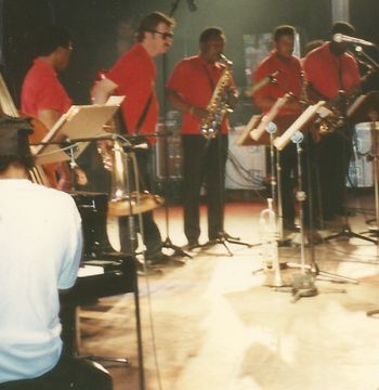Kenn Cox Guerilla Jam Band - Moers, Germany - 1990 (40): Kenn Cox, Jaribu Shahid, Rayse Biggs, Brad, Phil Lasley, Philip Cox, Vincent Bowens