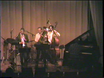 The Tuba Rules! @ DIA - April 1990 (13): Danny Spencer (Hidden), Steve Wood, Brad, Jaribu Shahid, Kenn Cox