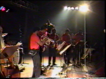 Kenn Cox Guerilla Jam Band - Moers, Germany - 1990 (35): Rayse Biggs, Brad, Phil Lasley, Philip Cox, Vincent Bowens