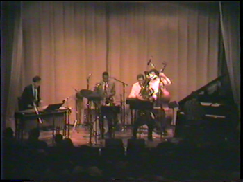 The Tuba Rules! @ DIA - April 1990 (39): Rob Pipho, Danny Spencer (Hidden), James Carter, Brad, Jaribu Shahid, Kenn Cox