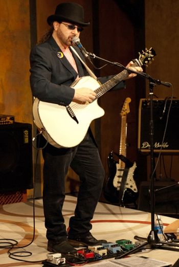 Billy Carl Mancini with Bird Mancini appearing on BNN-TV "Transmission Hour", Summer 2011. -photo courtesy BNN-TV