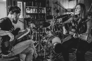 Recording the new music at The Recording Booth, Suffolk with David Booth & Andy Trill. Picture by www.alexblades.co.uk
