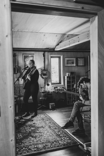 Recording the new music at The Recording Booth, Suffolk with David Booth & Andy Trill. Picture by www.alexblades.co.uk